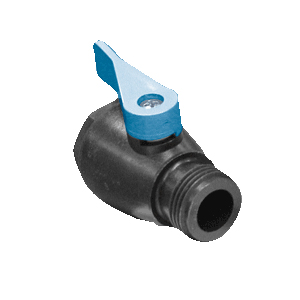 74C Plastic Filled Shut Off Black/Blue - 50 per case - Watering Tools